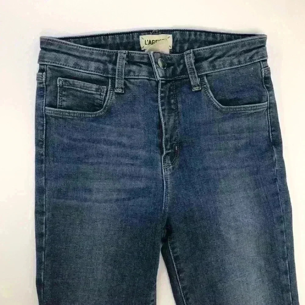 L’Agence Margot High Rise Skinny Light Vintage Denim Jeans - Picture 9 of 11